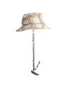 JW Anderson Asymmetric Bucket Hat Beige fljwa0351012bei