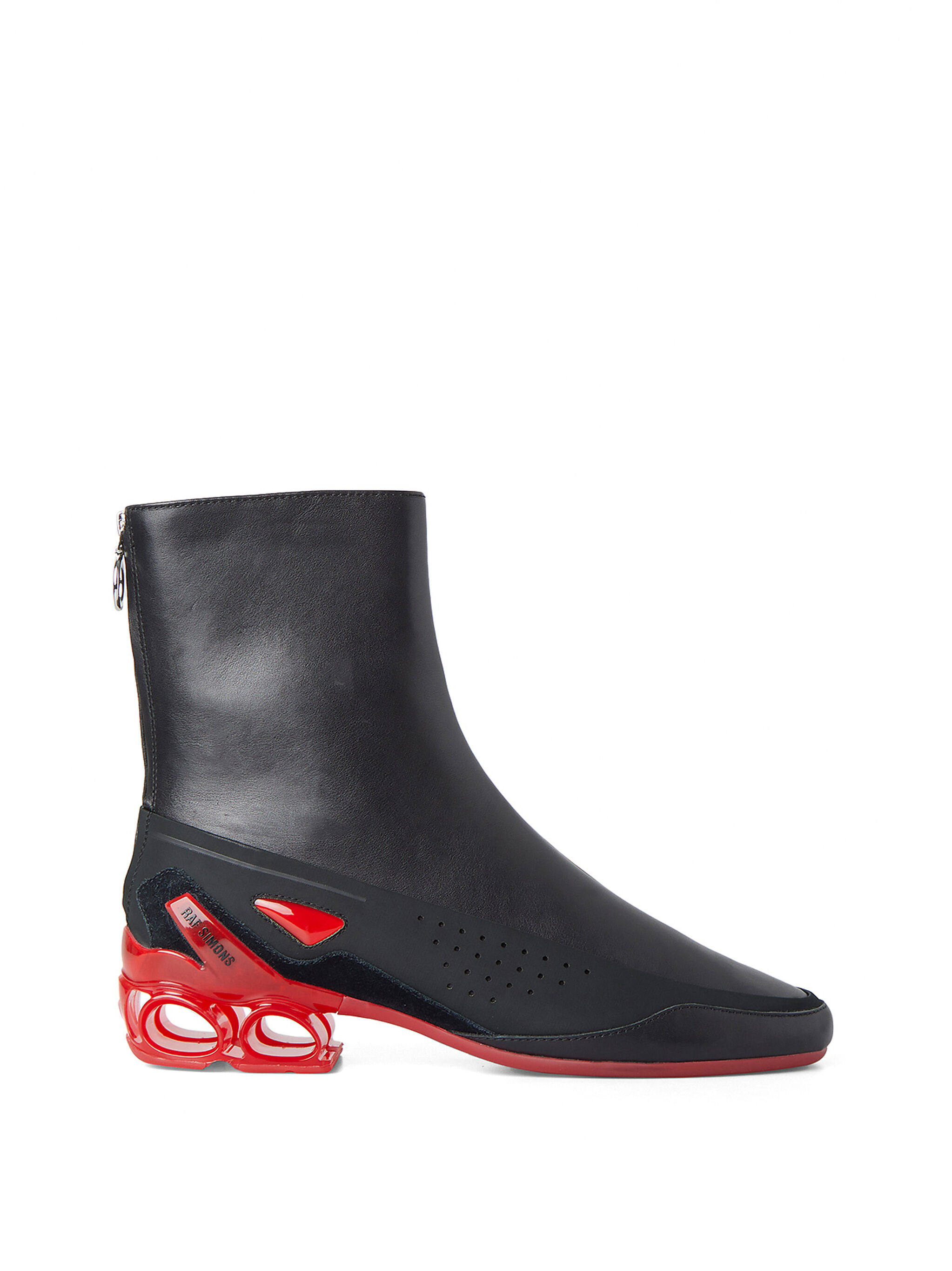 Raf Simons (RUNNER) Cycloid High Boots in Black | THE FLAMEL®