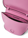 GANNI Banner Nano Saddle Shoulder Bag Pink flgan0250036pin