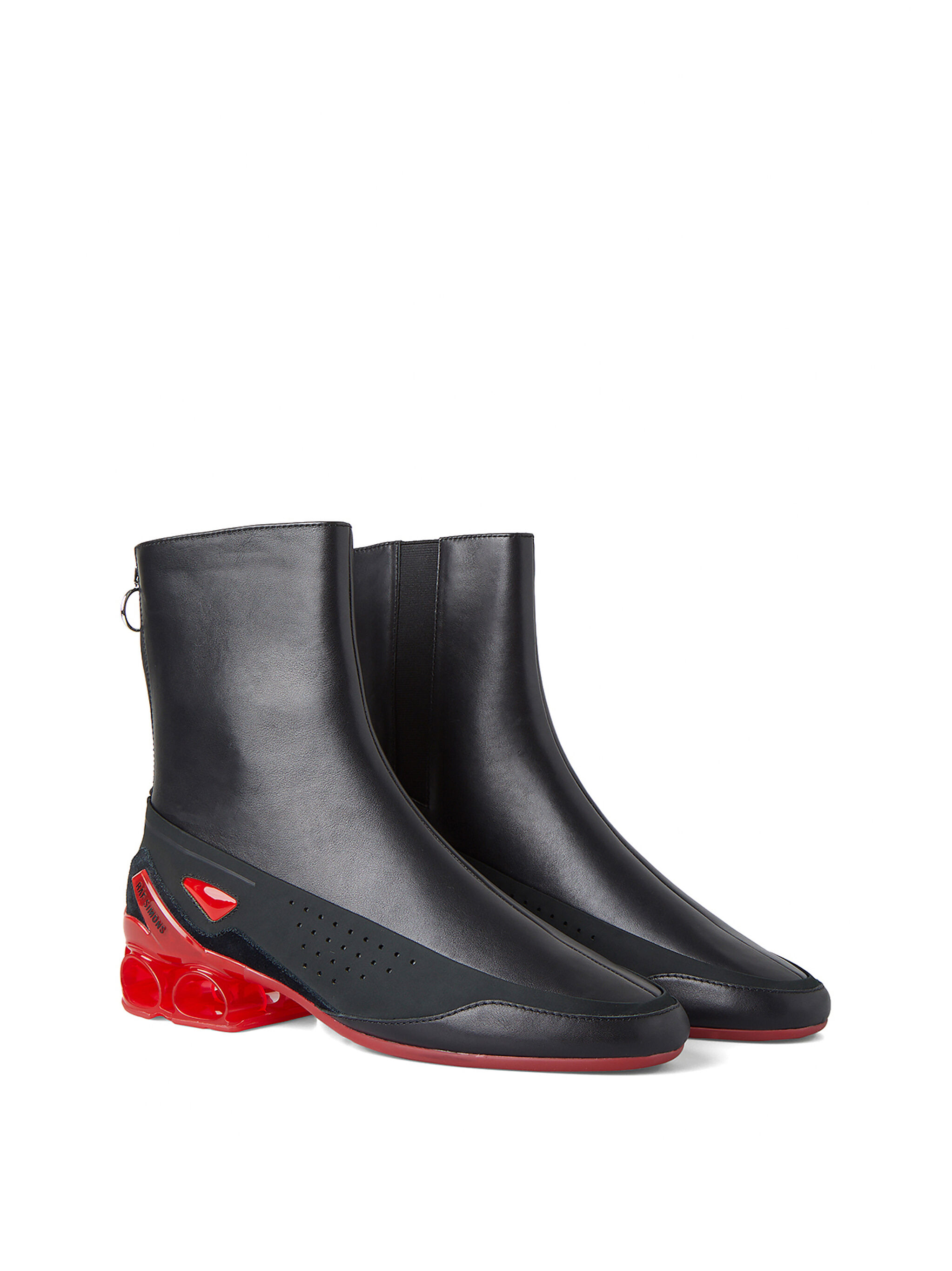Raf Simons (RUNNER) Cycloid High Boots in Black for Men | THE FLAMEL®
