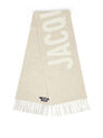 Jacquemus Logo Jacquard Scarf Beige fljac0250064bei