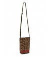 GANNI Banner Jacquard Small Shoulder Bag Brown flgan0250021brn