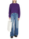 Acne Studios Knitted Sweater in Purple Purple flacn0250025ppl