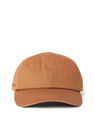 Acne Studios Logo Embroidered Baseball Cap Brown flacn0250084bei