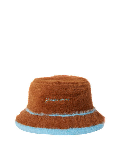 Brown Louis Inspired Furry Bucket – Lexxi j. Collections
