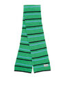 GANNI Striped Scarf Green flgan0249029grn