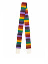 Acne Studios Striped Fringed Scarf Muticolour flacn0150084yel