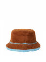 Jacquemus Le Bob Neve Fluffy Bucket Hat in Brown Brown fljac0150032brn