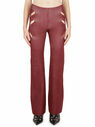 Dion Lee Lock Slit Pants Red fldle0249005pin