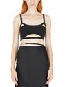 Jacquemus Le Bandeau Bellinu Knit Top Black fljac0250150blk