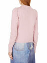 GANNI Sweater with Ganni Love Club Intarsia Pink flgan0248015pin