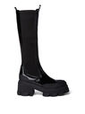 GANNI Cleated Heeled Chelsea Boots Black flgan0250015blk