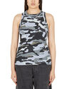 Eytys Ivy Camo Tank Top Blue fleyt0249003blu