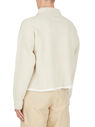 Jacquemus La Neve Polo Sweater in White White fljac0150025wht