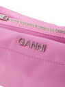 GANNI Pillow Baguette Shoulder Bag Pink flgan0250039pin