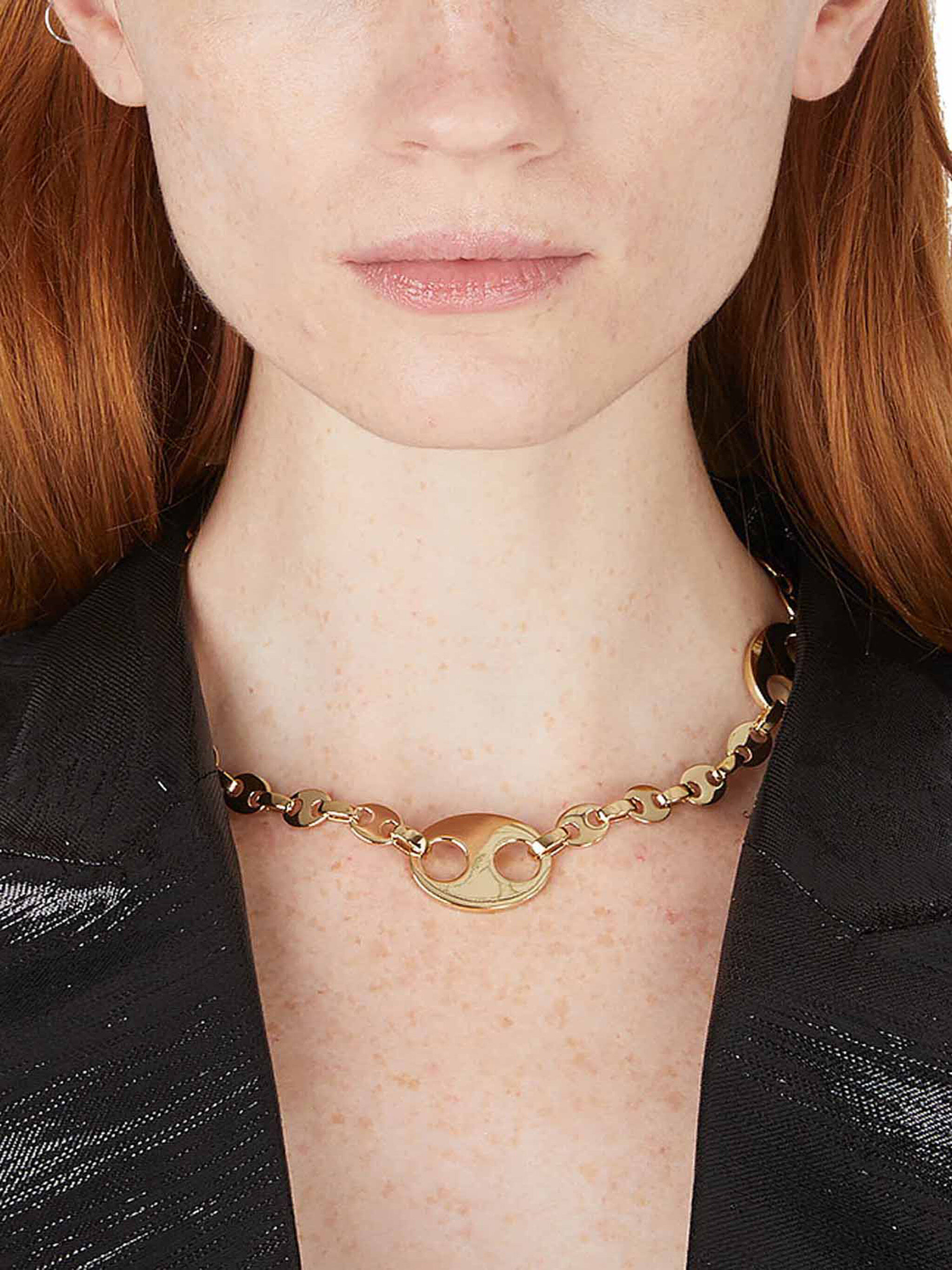 Paco Rabanne Eight Nano Gold-Tone Necklace | THE FLAMEL®
