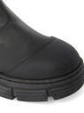 GANNI Black Rubber Country Boots Black flgan0249055blk