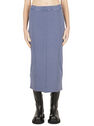 Acne Studios Ribbed Knit Skirt Purple flacn0250059ppl