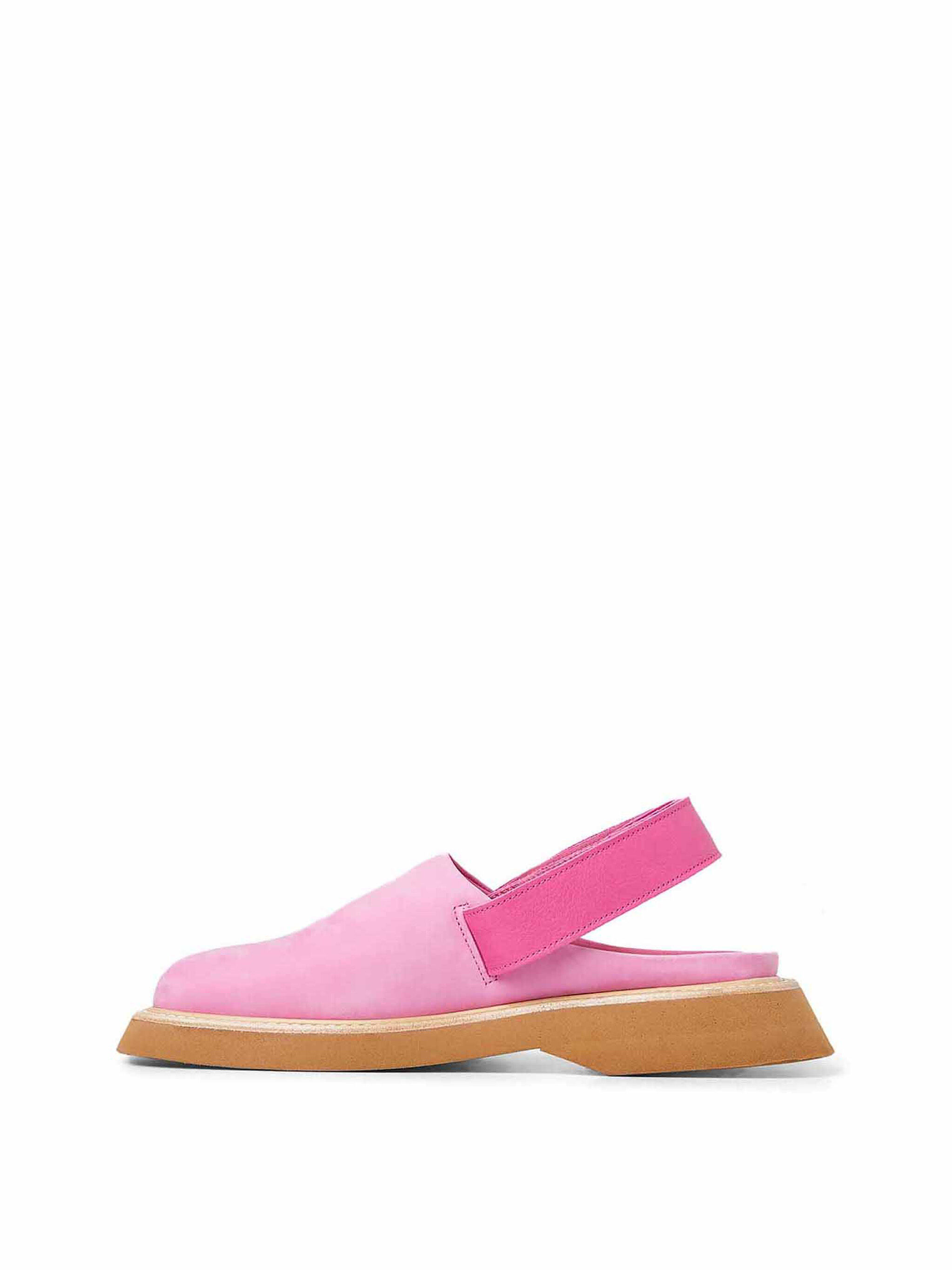 Jacquemus Les mules Carré Sling-Back Shoes in Pink | THE FLAMEL®