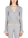 Acne Studios Ribbed Cardigan Blue flacn0250020blu