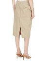 Jacquemus La Jupe Vela Beige Skirt Beige fljac0248028bei