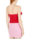 Blumarine Rose Knit Top Red flblm0250009col