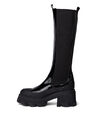 GANNI Cleated Heeled Chelsea Boots Black flgan0250015blk