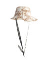 JW Anderson Asymmetric Bucket Hat Beige fljwa0351012bei