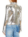 Paco Rabanne Sequin Embellished Top Silver flpac0251010sil