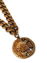 Acne Studios Coin Charm Pendant Necklace Gold flacn0250088gld